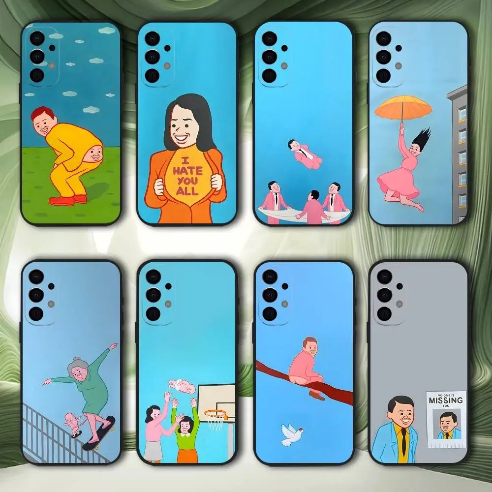 

Joan Cornella Art Phone Case For Samsung S25,S24,S21,S22,S23,S30,Ultra,S20,Plus,Fe,Lite,5G Black Cover