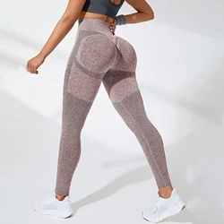 Seamless Workout Leggings for Women Tummy Control Women's High Waist Butt Lifting Leggings Gym Yoga Pants