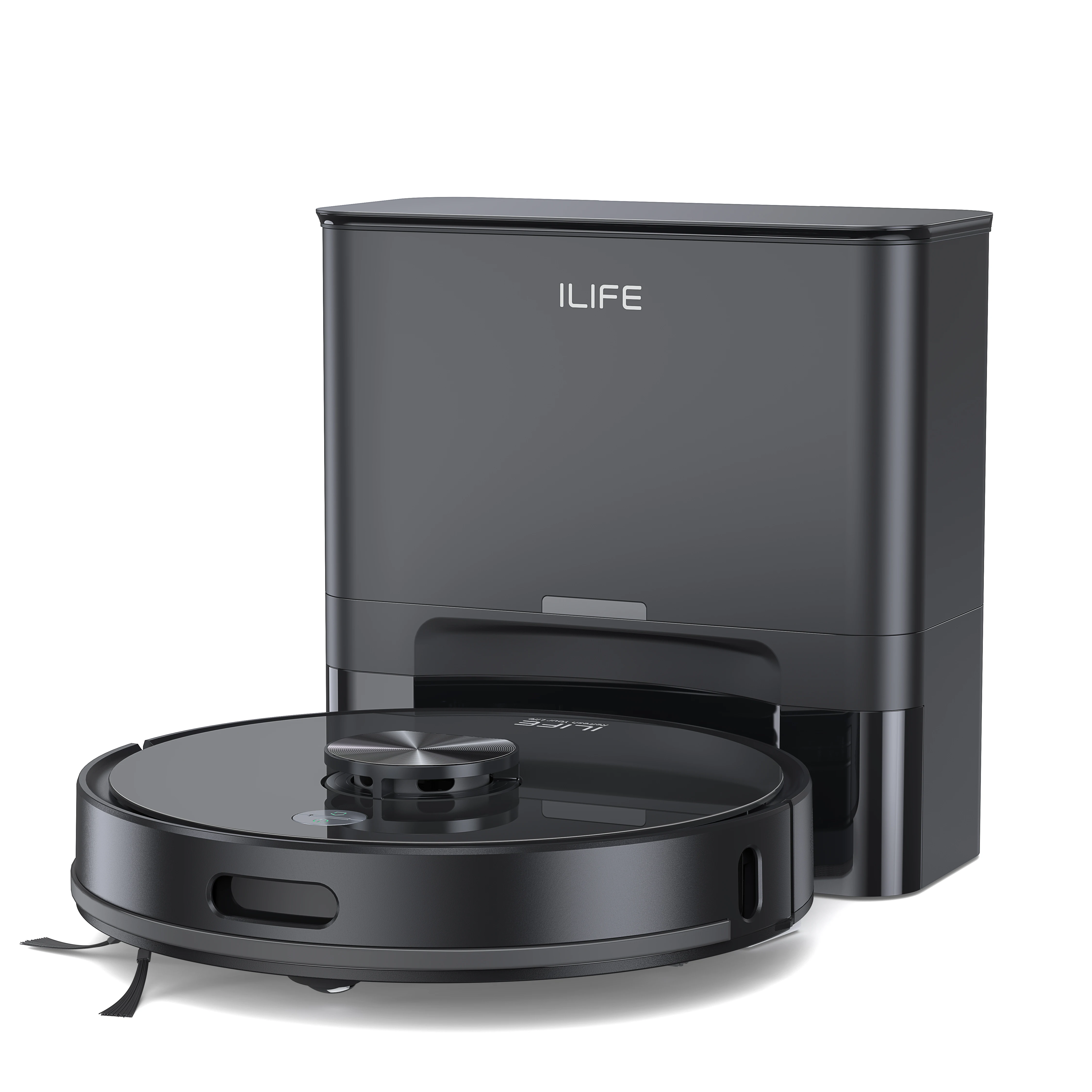 

Робот-пылесос ILIFE T20s Ultra с автоматической станцией для сброса пыли, мощность всасывания 10000 Па, аккумулятор 4600 мАч, максимальное время работы 300 минут