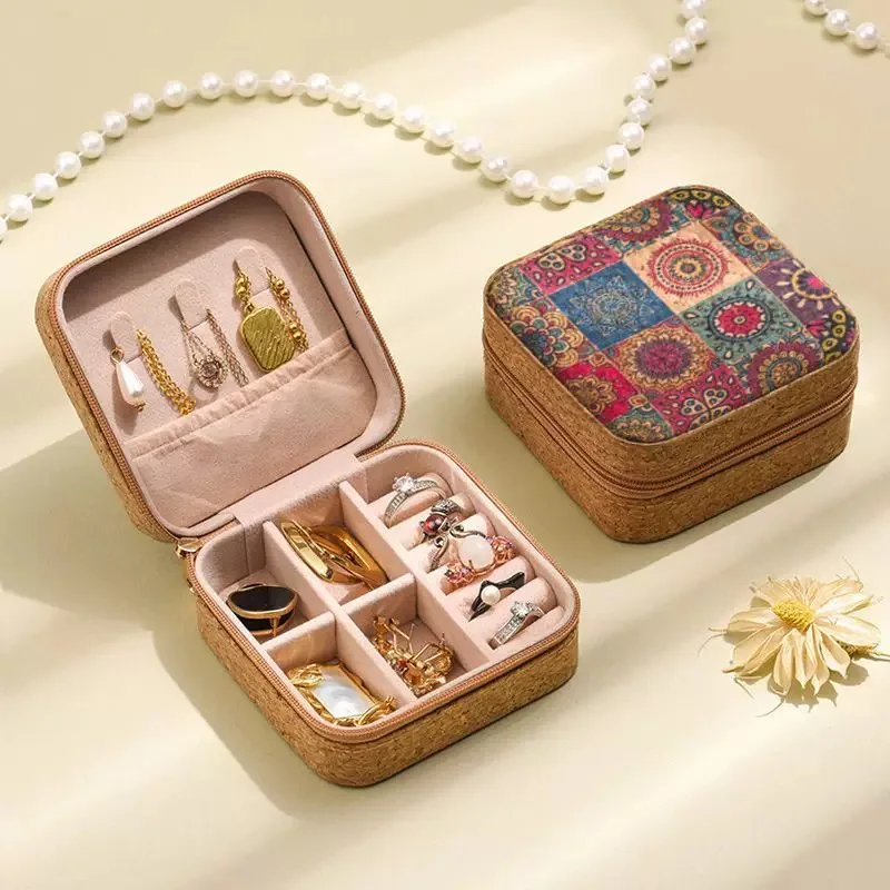 New Jewelry Box Women Ring Boxes Case Fashion Storage Box Simple Jewelry Organizer Gift Box