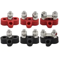 Bus Bar Terminal Block Battery Power Stud Junction M6 M8 BusBar Heavy Duty Power Distribution Stud for Car Truck RV Boat