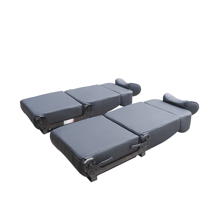 Modified Passenger  Swivel Seat Rv Camper Bed Leather VIP Luxury Car Seat for MPV VAN RV