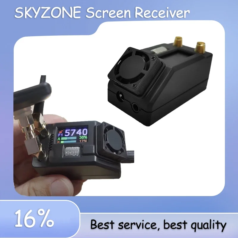 Skyzone SteadyView X 5Ghz 5.8Ghz IPS Screen Receiver Module Range FPV Goggles Receiver for RC Plane Drone Control Sensitivity