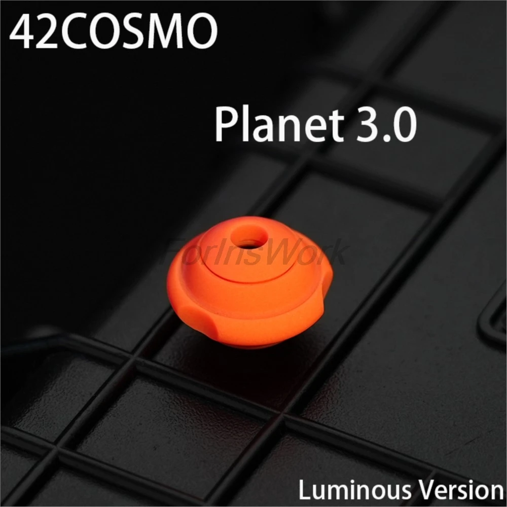 42COSMO Planet 3.0 Orange Green Blue Luminous Version Fidget Spinners Fidget Toys EDC DIY Beads