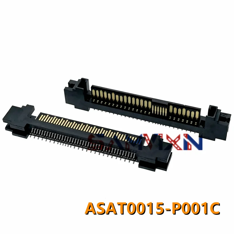 ASAT0015-P001C (10pieces) SFF-8639 U.2 PCIe NVMe SAS Connector 68Pin Straddle Mount SMD Plug, Original In Stock