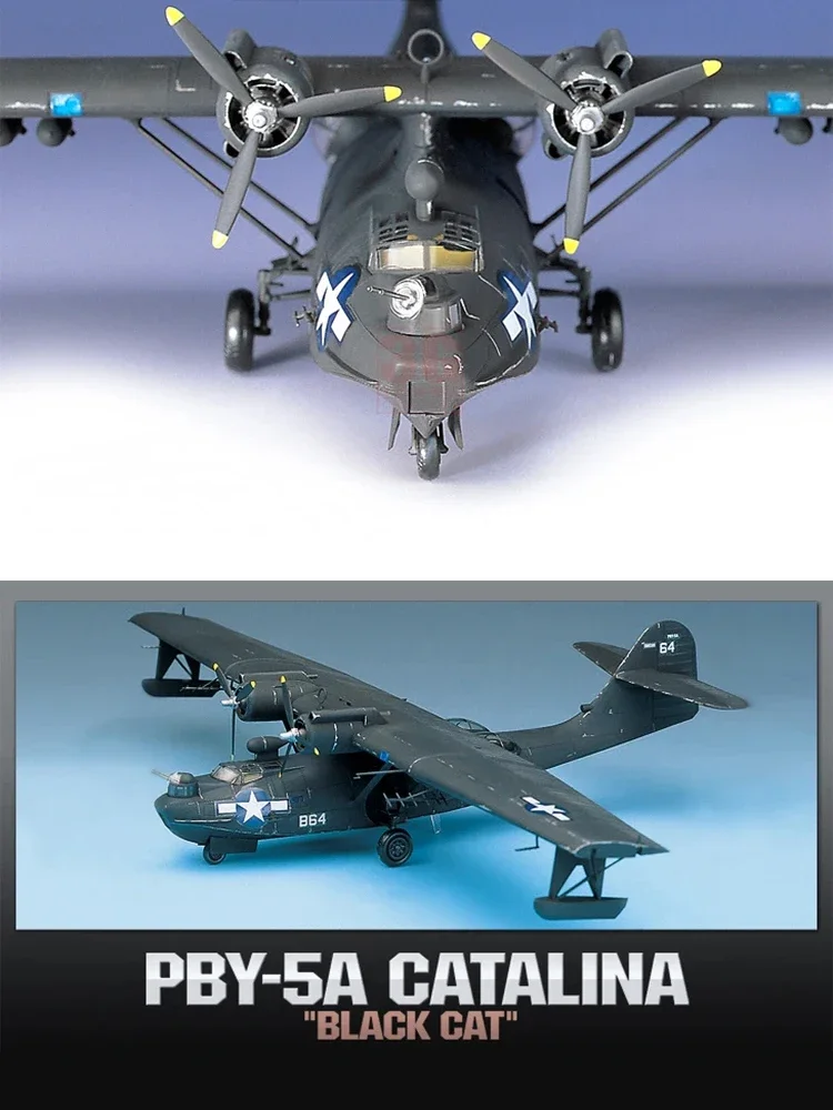 Academy pesawat rakitan 12487 PBY-5A pesawat pengintaian anti kapal selam Catalina 1/72