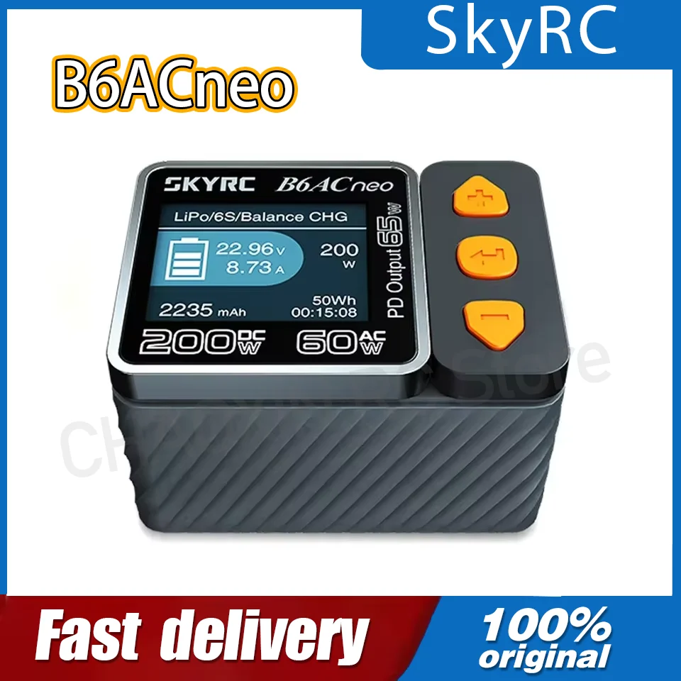 

New SkyRC B6ACneo Smart Charger DC 200W AC 60W Battery Balance Charger B6AC neo SK-100200 Upgraded for b6ac v2