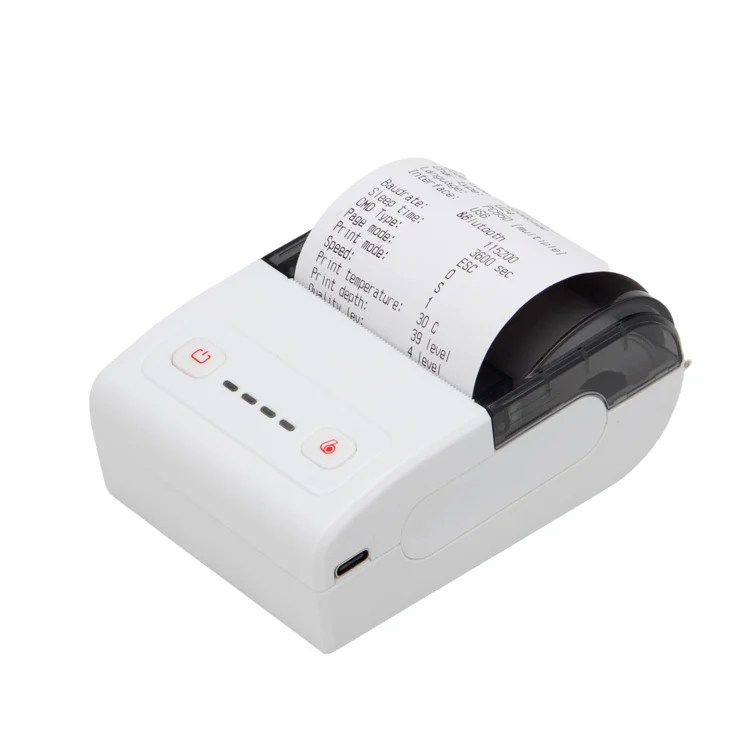 Handheld Mobile 58mm Mini Thermal Printer Android Wireless Blue Tooth Price Bill Portable Thermal Printer