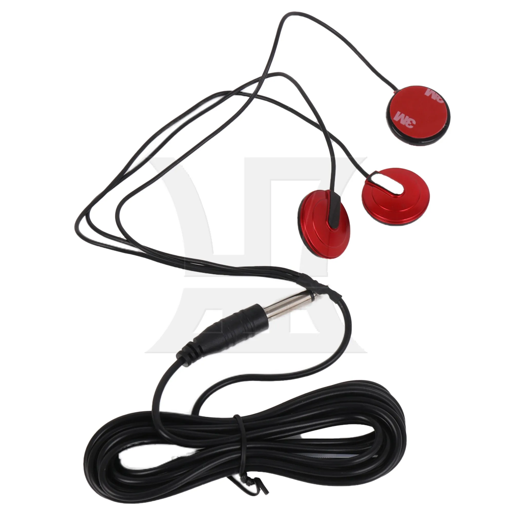 

Yibuy 1pc Pickup with 3 Patch Red for Classical Guitar Folk Guitar