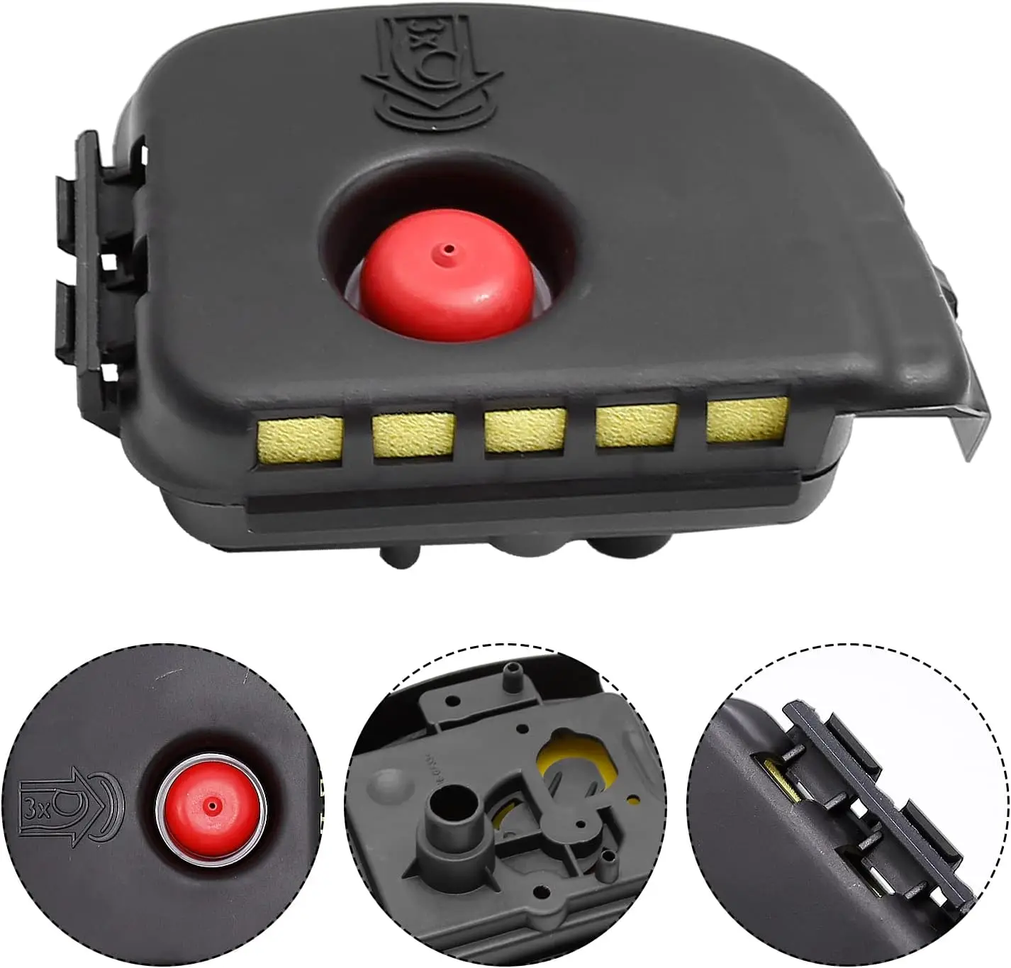 

595660 Air Cleaner Cover 595663 Air Filter Base 799579 Air Cleaner Foam Filter Replacement for 450E 500E 550E 550EX Series Engin