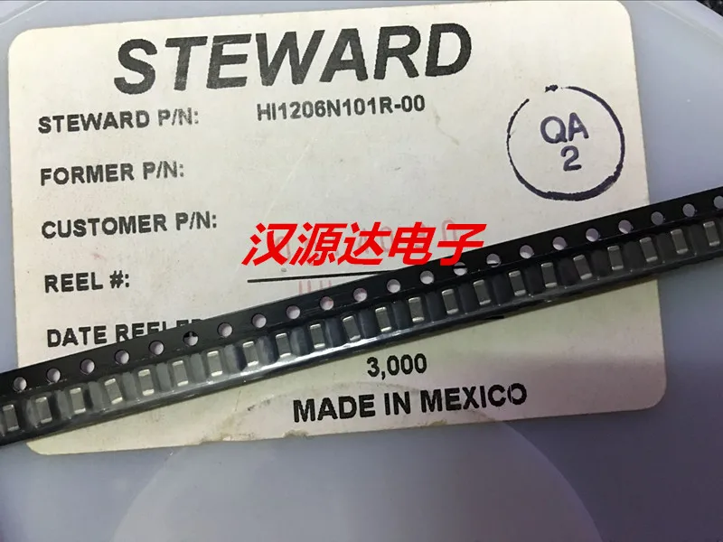 

500 шт./лот HI1206N101R-00 1206 100R 100 3A чипы LAIRD электронные новые