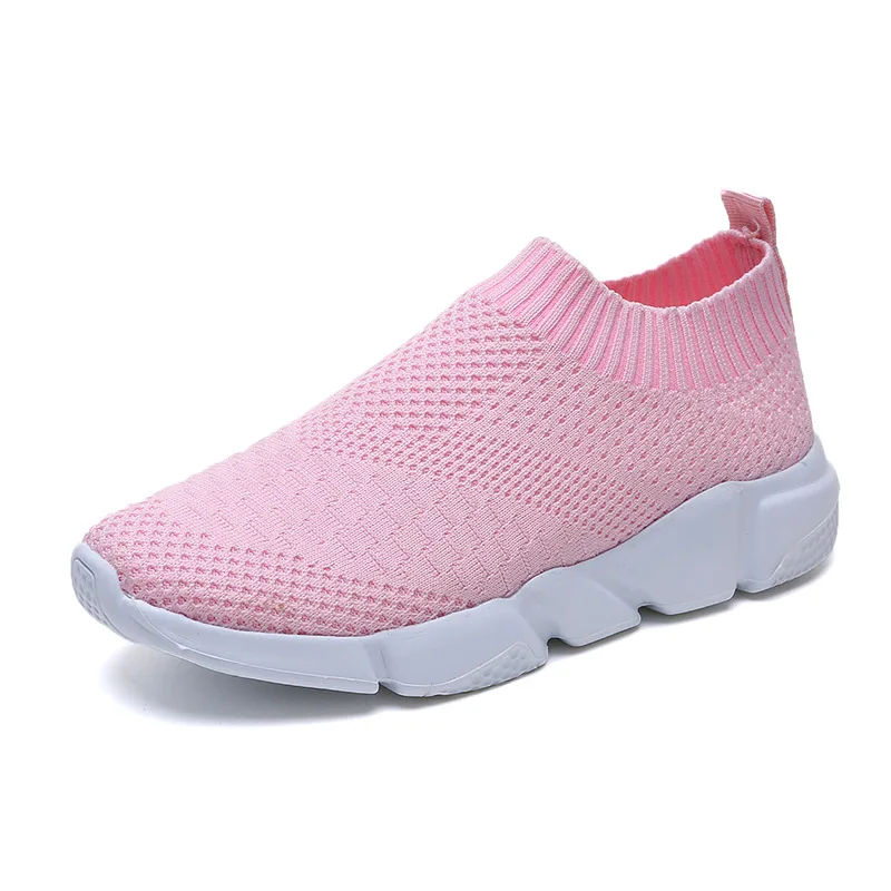 Women Shoes Knitting Sock Sneakers Women Lightweight Casual Slip On Flat Laides Shoes Woman Plus Size Loafers Walking Famela