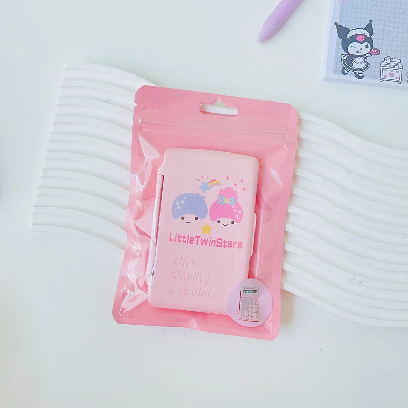 Sanrio Hello Kitty Melody kalkulatory Cartoon kreatywne artykuły papiernicze dla uczniów narzędzie do księgowania Mini przenośne biurowe artykuły szkolne