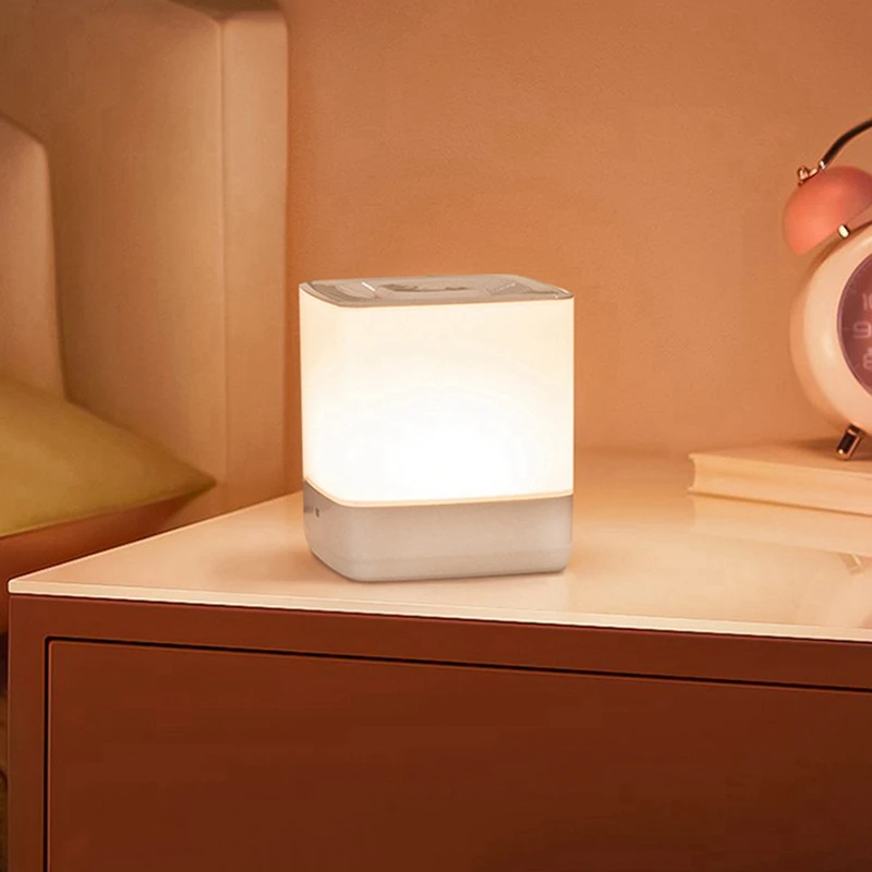 USB recarregável LED Night Light, 3-Level Brilho, lâmpada de cabeceira, Decoração do quarto