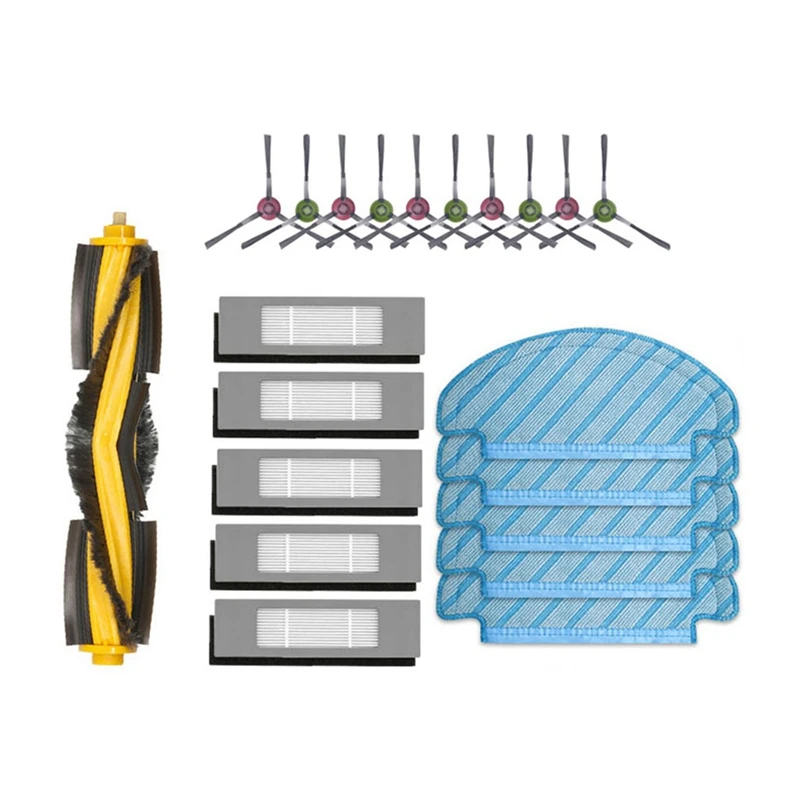 Для Yeedi Vac Max/ Vac Station/ Vac Hybrid/ Vac 2/ Vac 2 Pro робот-пылесос основная боковая щетка Hepa фильтр Швабра