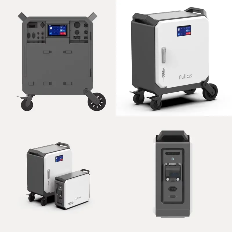5120Wh 5000W Portable Power Station for Camping Solar Charging Outdoor Home Backup