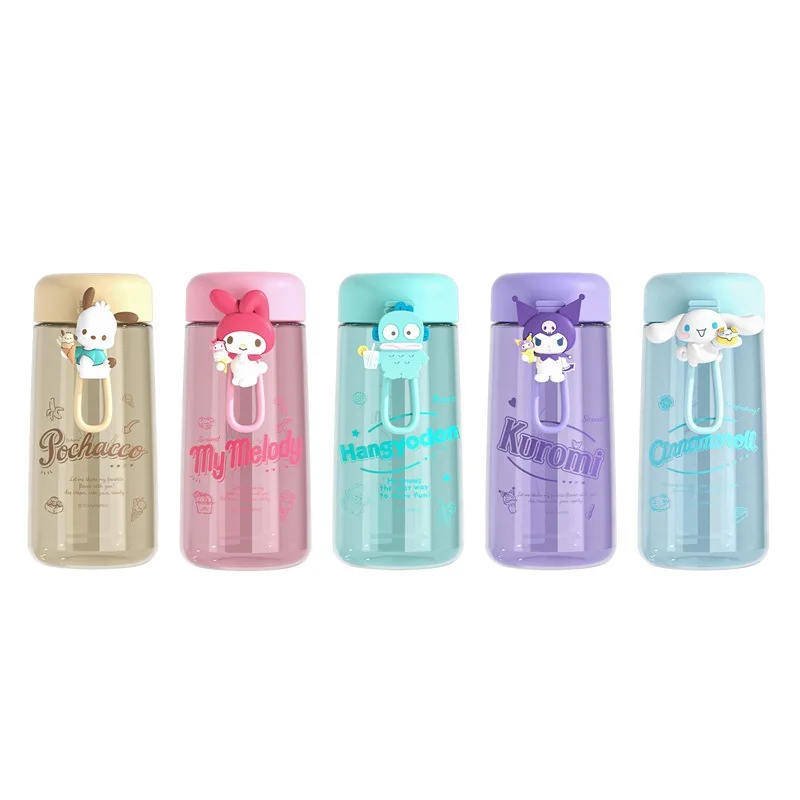 

Kuromi Space Cup Cute High Quality Plastic Water Bottle for Girls Kids Tritan School Student Portable with Handle