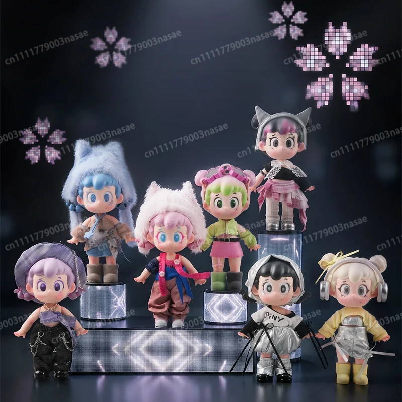 

Piny Sakura Party Series Blind Doll Piny Blind Box Piny Sakura Electric Wave Mystery Box Anime Action Figure For Collector Gifts