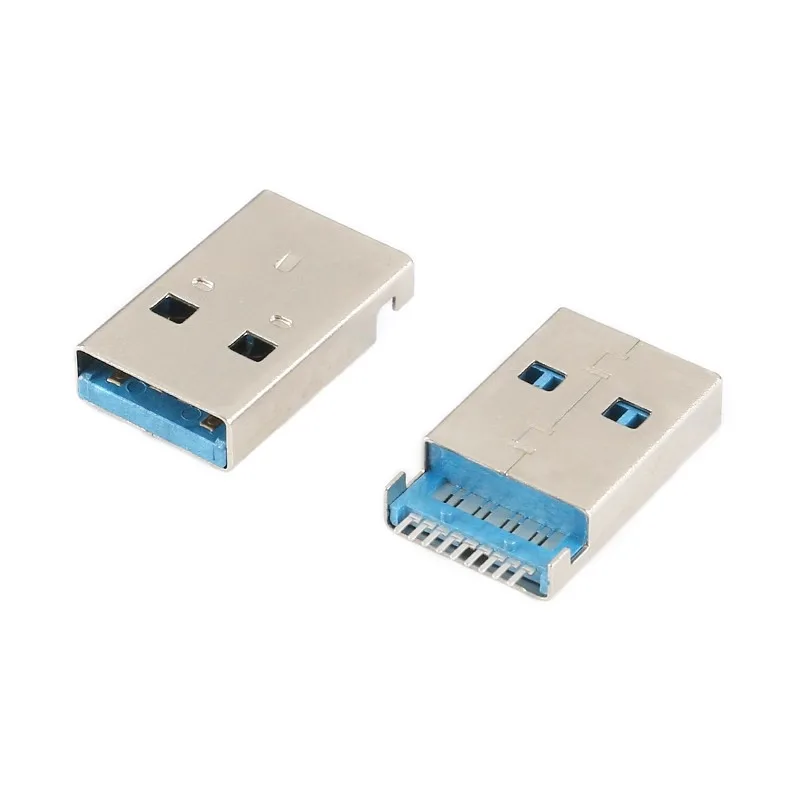 2 個-USB タイプ A 3.0 オスコネクタタイプ B 9Pin メス充電コネクタメス AF タイプラップトップノートブックコンピュータ用