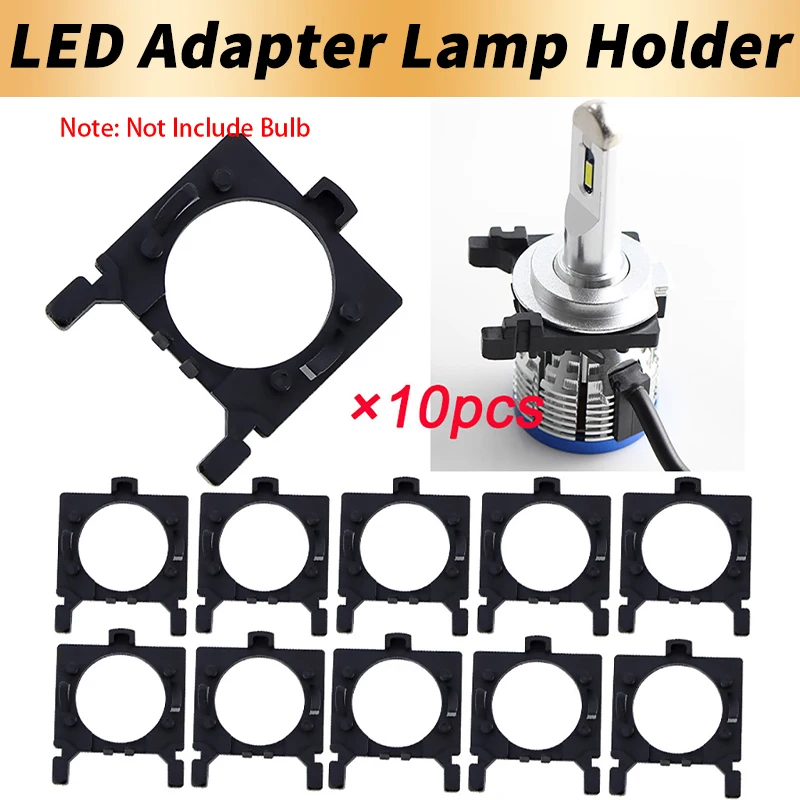 10PCS H7 Special LED Headlight Bulbs Holders Base Adapter For Ford Focus MK2 MK3 Mondeo MK4 For Land Rover Free Lander Low Beam