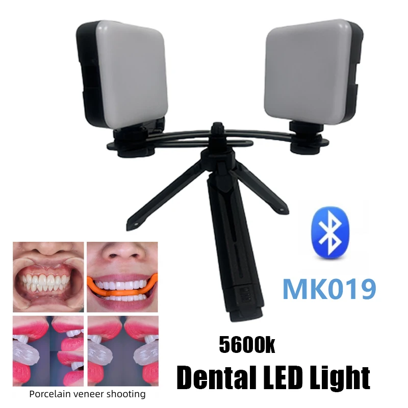 MK-019 Dental Flash Light Fill light Bluetooth-compatible Dentistry Photography Equipment LED Oral Filling Light vs MK016