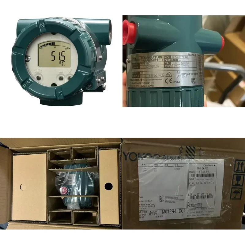 New Original Yokogawa YTA610 FF Protocol Temperature Transmitter with IP66/IP68 Rating and Aluminum Housing