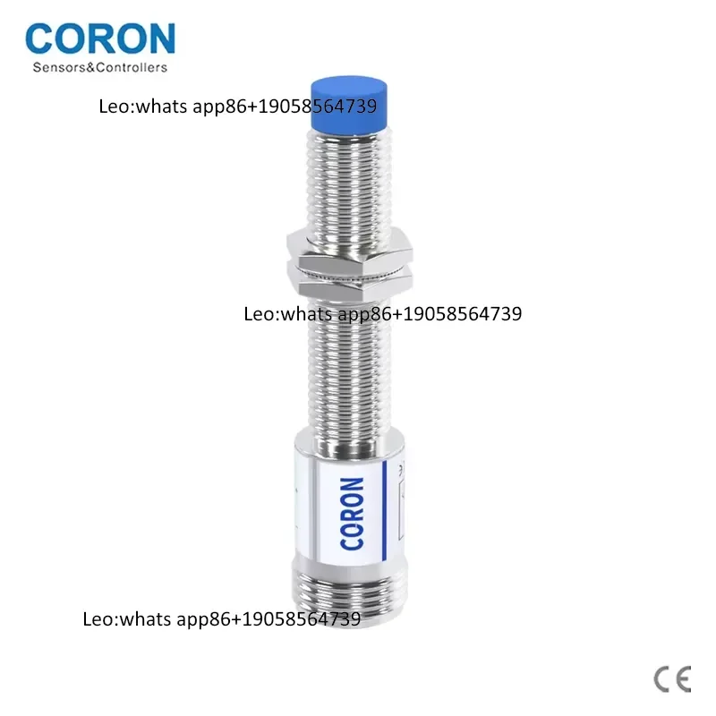CORON Inductive Proximity Sensor CLJ-A8-2ANA-G M8 Non-Flush Sensing Range 2mm NPN Normally Open 10-30V DC for Metal Detection