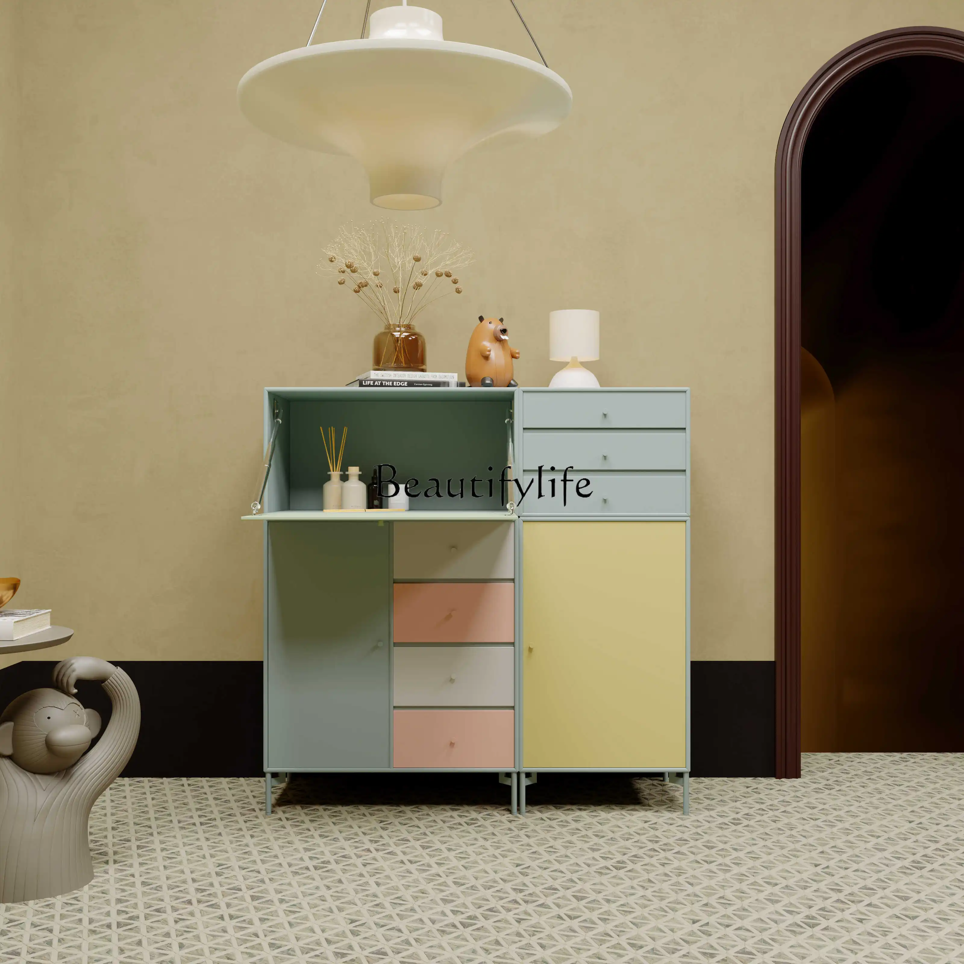 

*Color dopamine module combination side cabinet