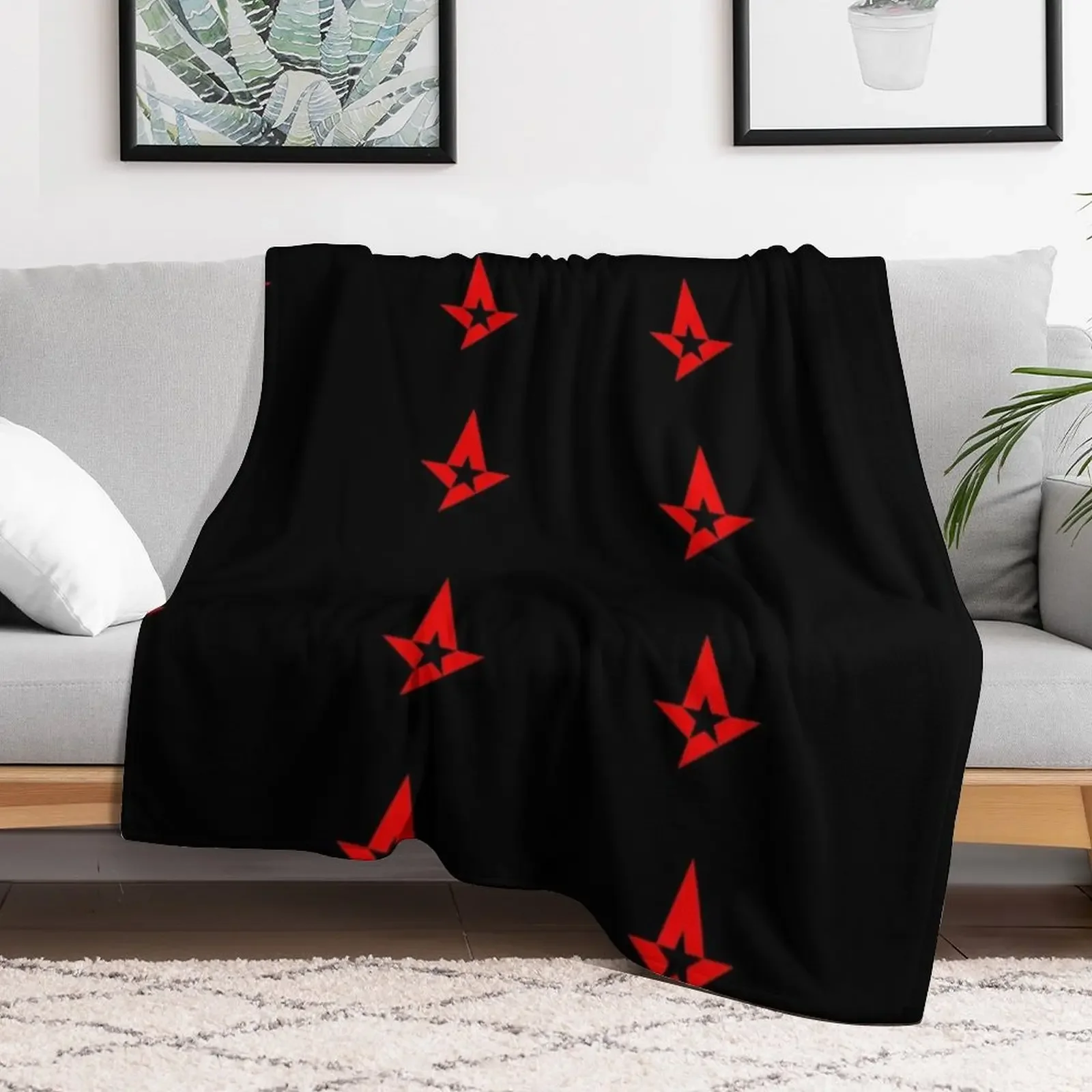 Astralis CS:GO eSports FPS Team Mask - Counter Strike Global Offensive Throw Blanket Single Soft Beds Tourist Blankets