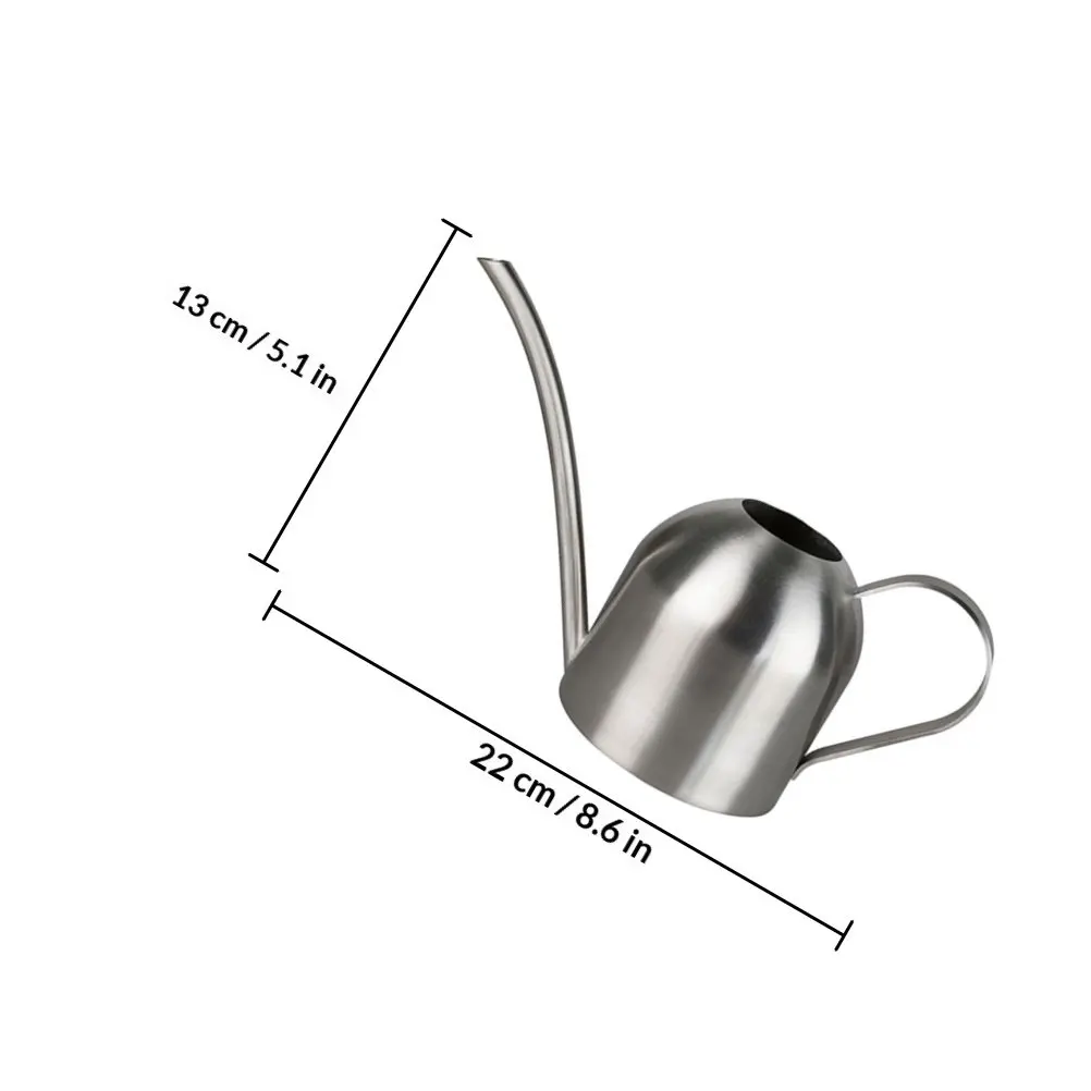 1Pcs Household Gardening Sprayer Silver Long Nose Watering Can for Plant Flower Care Outdoor Use Watering Can Spraying Bottle view 4