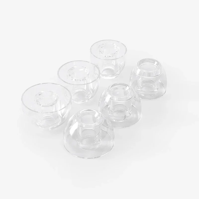 EPZ M100 Ear Tips S/M/L Liquid Silicone Universal Silicone Eartips for In-ear IEM Earphone Bluetooth Earbuds(3 pairs）