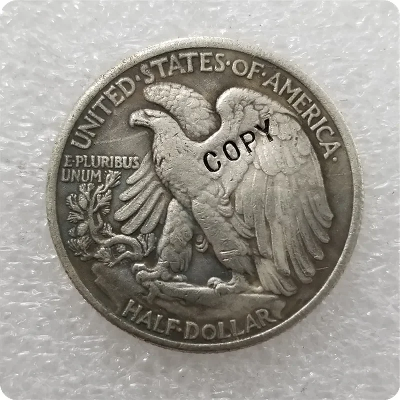 1916-S(OBV) Walking Liberty Half Dollar  COIN COPY commemorative coins-replica coins medal coins collectiblesChallenge Pocket Co