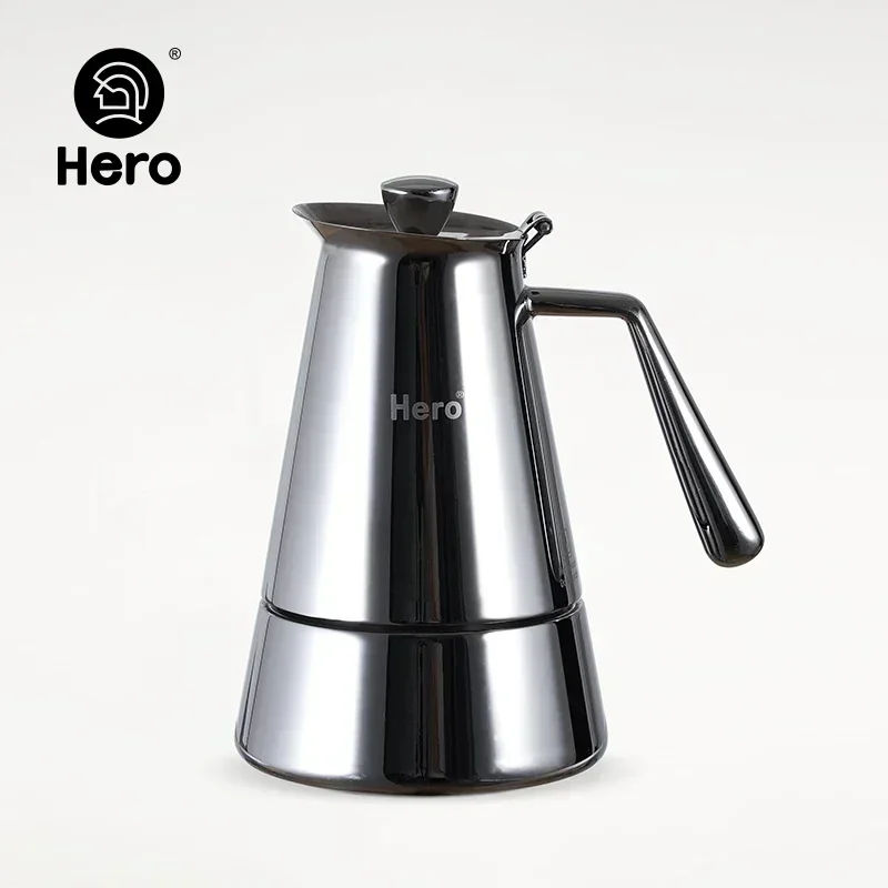 Moka pot stainless steel portable coffee pot home brewing coffee machine espresso coffee tool