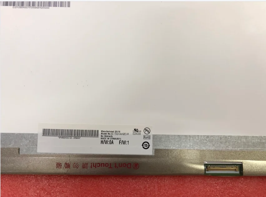 B156HAK03.0 B156HAK03 With TOUCH Screen Digitizer LED LCD Display Laptop Screen Panel 15.6