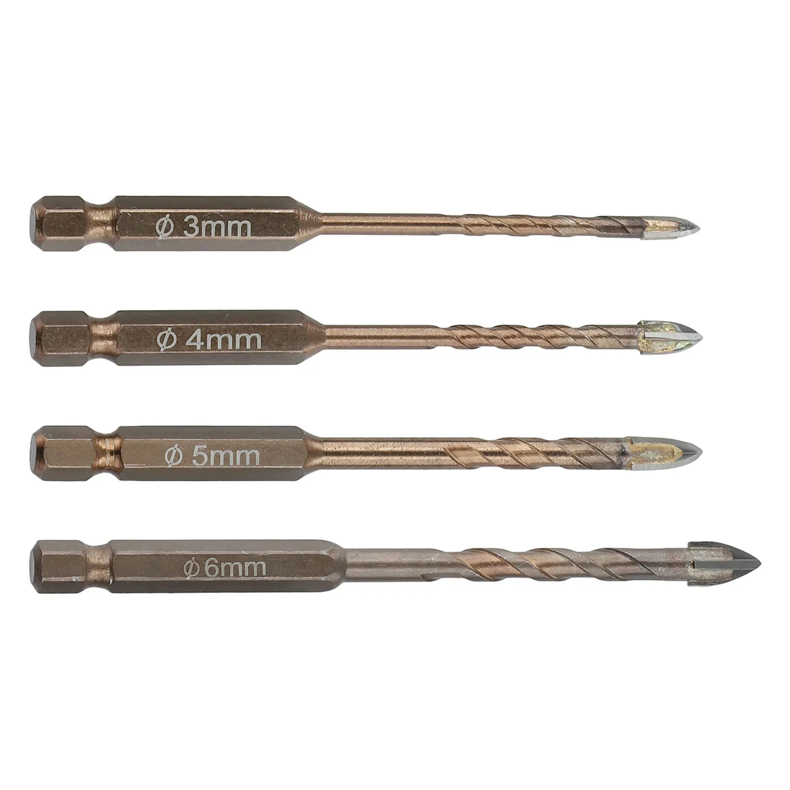 

Сверло для стекла с шестигранной ручкой, для сверления плитки, спиральное сверление стен, ручные инструменты, запчасти, аксессуары для электроинструментов