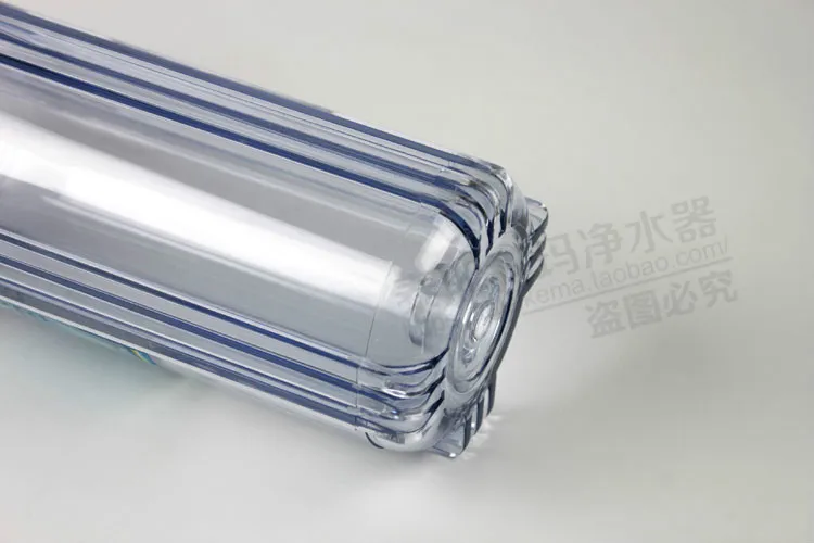 10 inches standard Water Filter Parts filter housing transparent bottle 3/4\