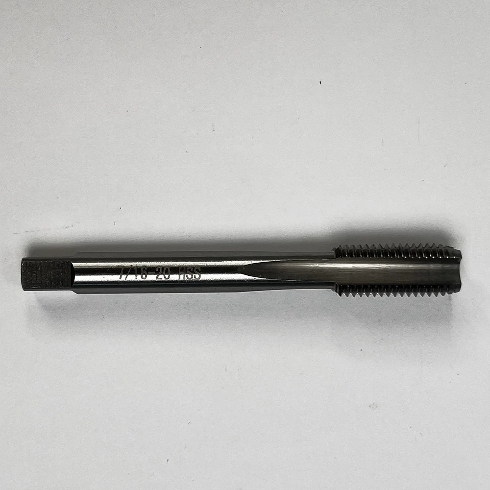 HUAZHICHUN 1PC Tap 7/16"-20 UNF HSS Metric Thread Tap