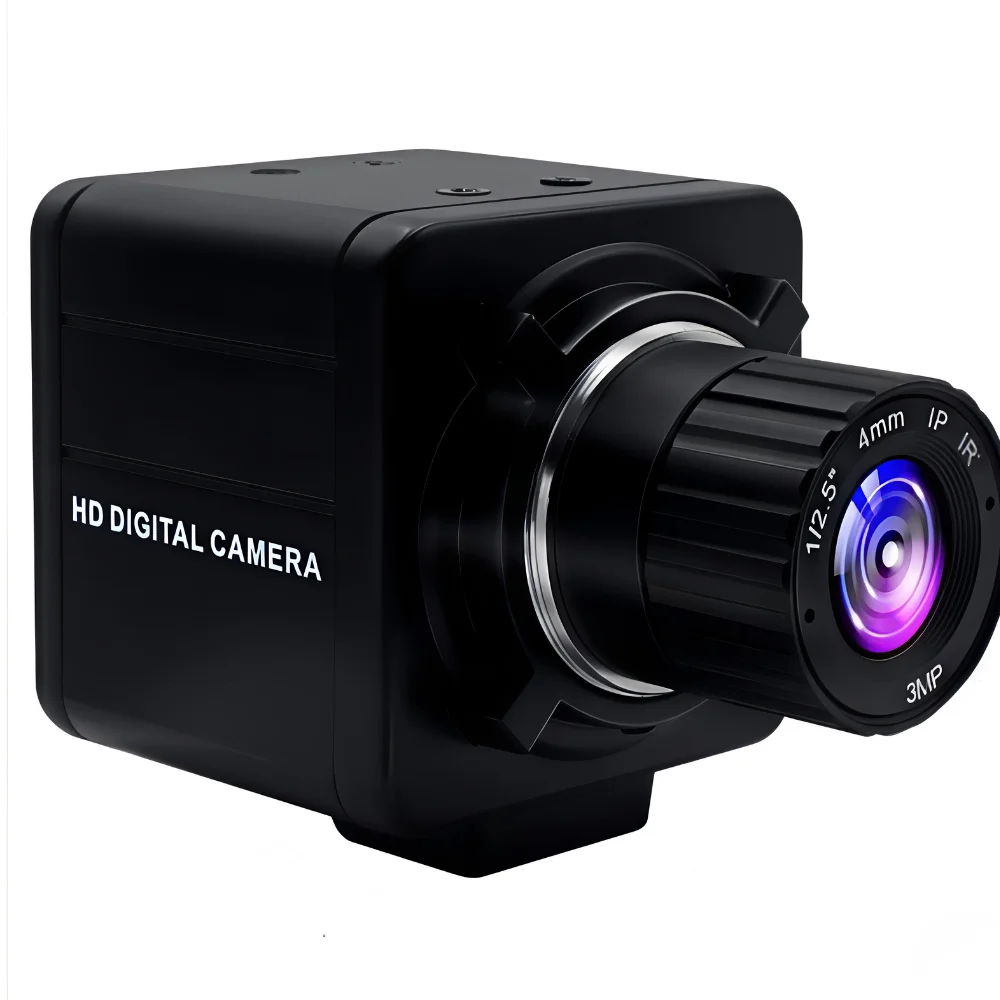 ELP Global Shutter Webcam 60fps 720P HD Manual Focus AR0144 UVC Plug & Play Industrial USB Camera Color Optional for Scanner