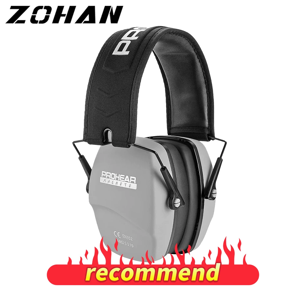 

ZOHAN Passive Noise Canceling Shooting Earmuffs Hearing Safety Protection Foldable Earmuffs NRR 26dB For Hunting Gun Range