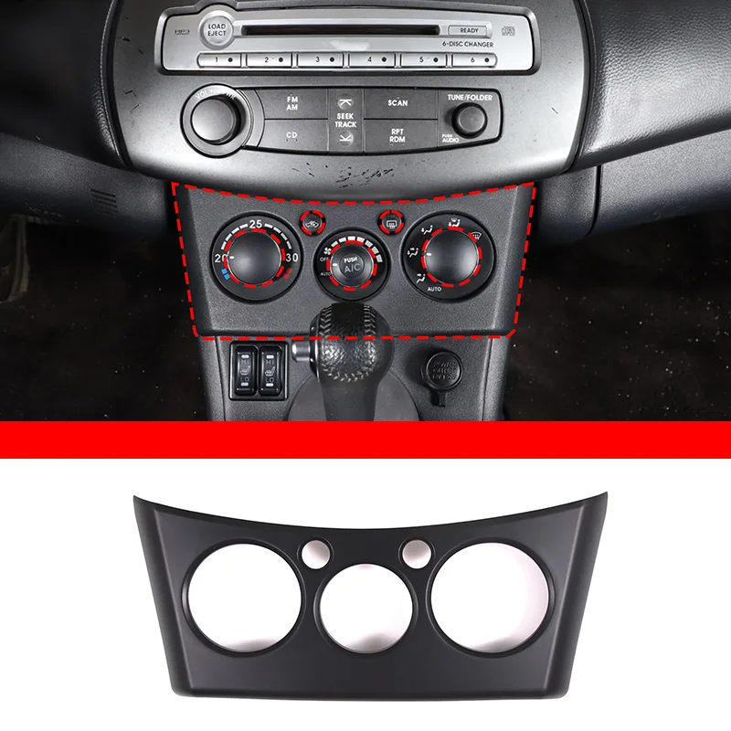 

For Mitsubishi Eclipse 2006-2011 ABS Car Air Conditioning Adjustment Frame Cover Trims Sticker Car Accessories