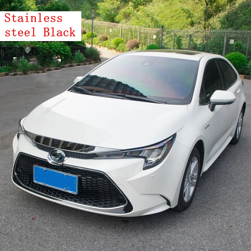 For Toyota Corolla E210 US SEDAN Levin 2019  Chrome Front Hood Bonnet Lip Molding Cover Trim engine cover lid Car Styling