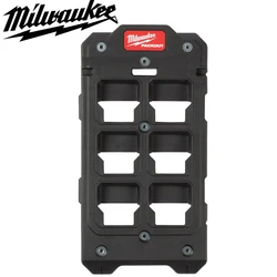 Milwaukee 48-22-8486 PACKOUT™ Durable Compact Wall Plate Bearing 50 Pounds Impact Resistance Polymer Multiple Rows Wall Panels