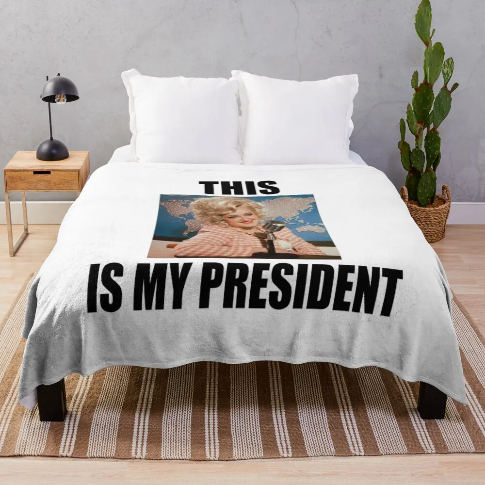 

President Brittany Broski Throw Blanket