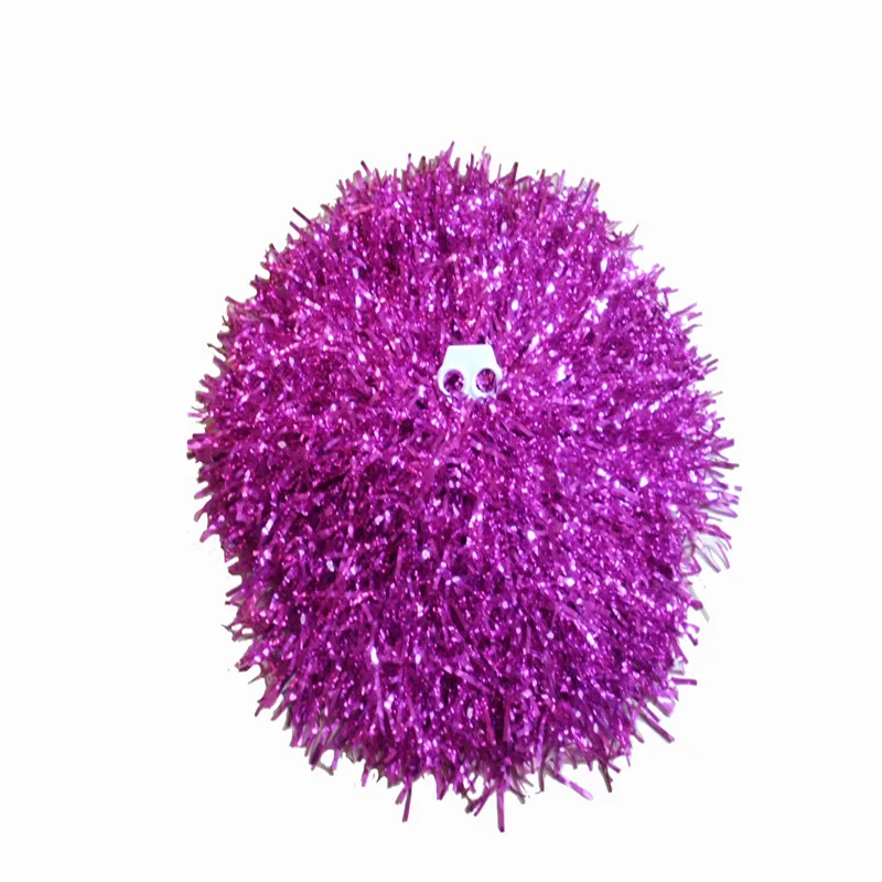 

Metallic Cheerleader Pompoms for Girls, Cheer Refueling Props, Cheerleading Pom Pom, Game Cheering Ball, 100g, 1Pair