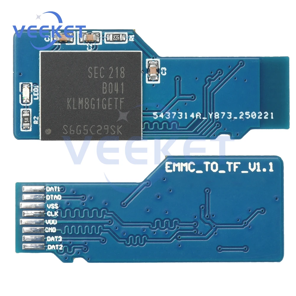 Convertitore modulo scheda EMMC a TF BGA153 BGA169 a scheda Micro SD Scheda MMC per scheda di sviluppo Linux