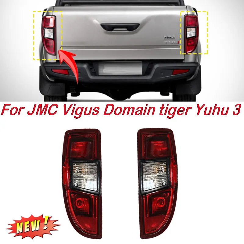 

Auto Accessories For JMC Vigus Pickup Truck For Jiangling Yuhu 3 Car Tail Lamp Back Light Halogen Taillight Assembly With Bulbs