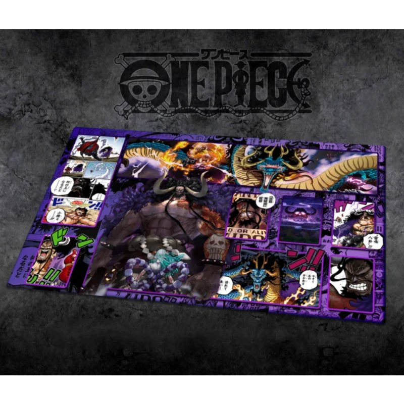 Anime One Piece OPCG Dedicated GAME Card PlayMat Battle Against Luffy Law Perona Robin Sakazuki Comic Book Series Toys 60 * 35cm