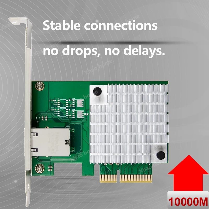 AQC113 10G/5G/2.5G/1GBase-T PCIe 3.0 x4 Ethernet Adapter Single Port RJ45 Multi-Gigabit NIC Server/PC/NAS for Windows/Linux