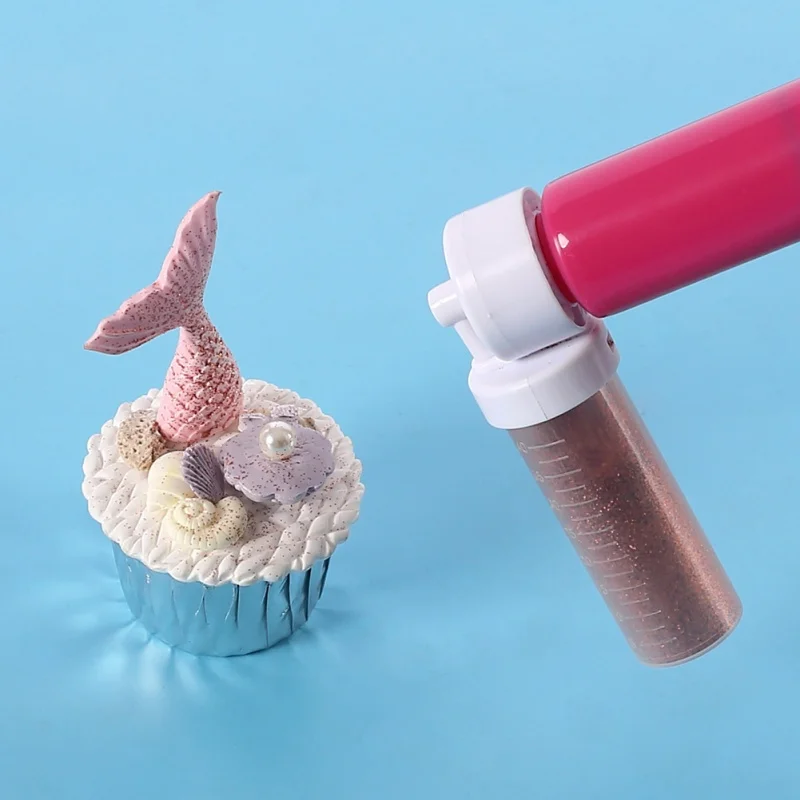 Cake Baking Supplies Hand Manual Cake Sprayer Mousse Cake Coloring Spray Gun Powder Sprayer Shaping Spray Tube Decor Gun