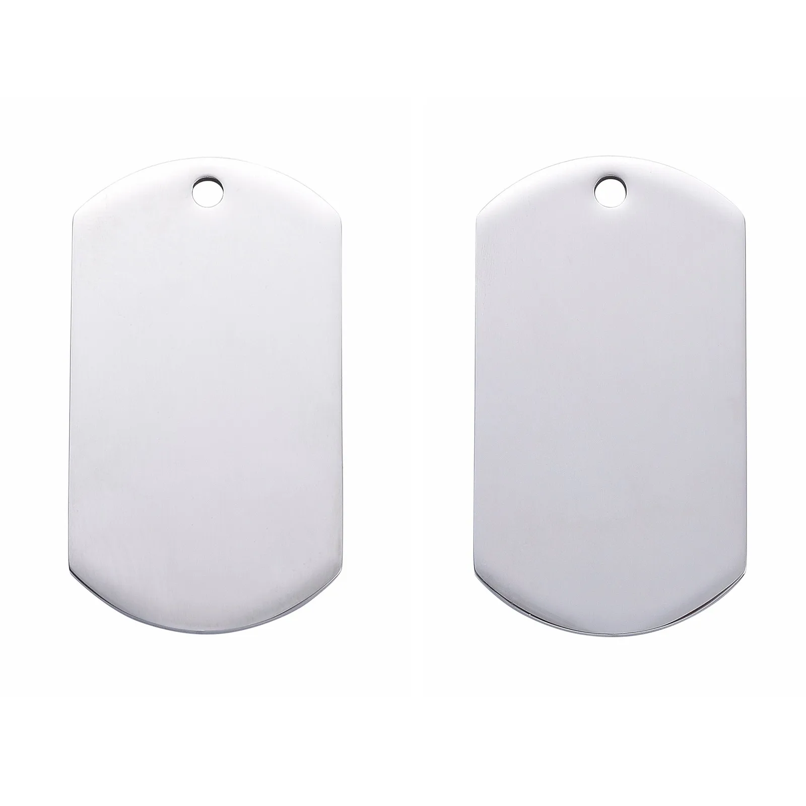 

12 Styles Blank Stamping Tags Pendants 304 Stainless Steel Rectangle Charms for DIY Jewelry Making Findings